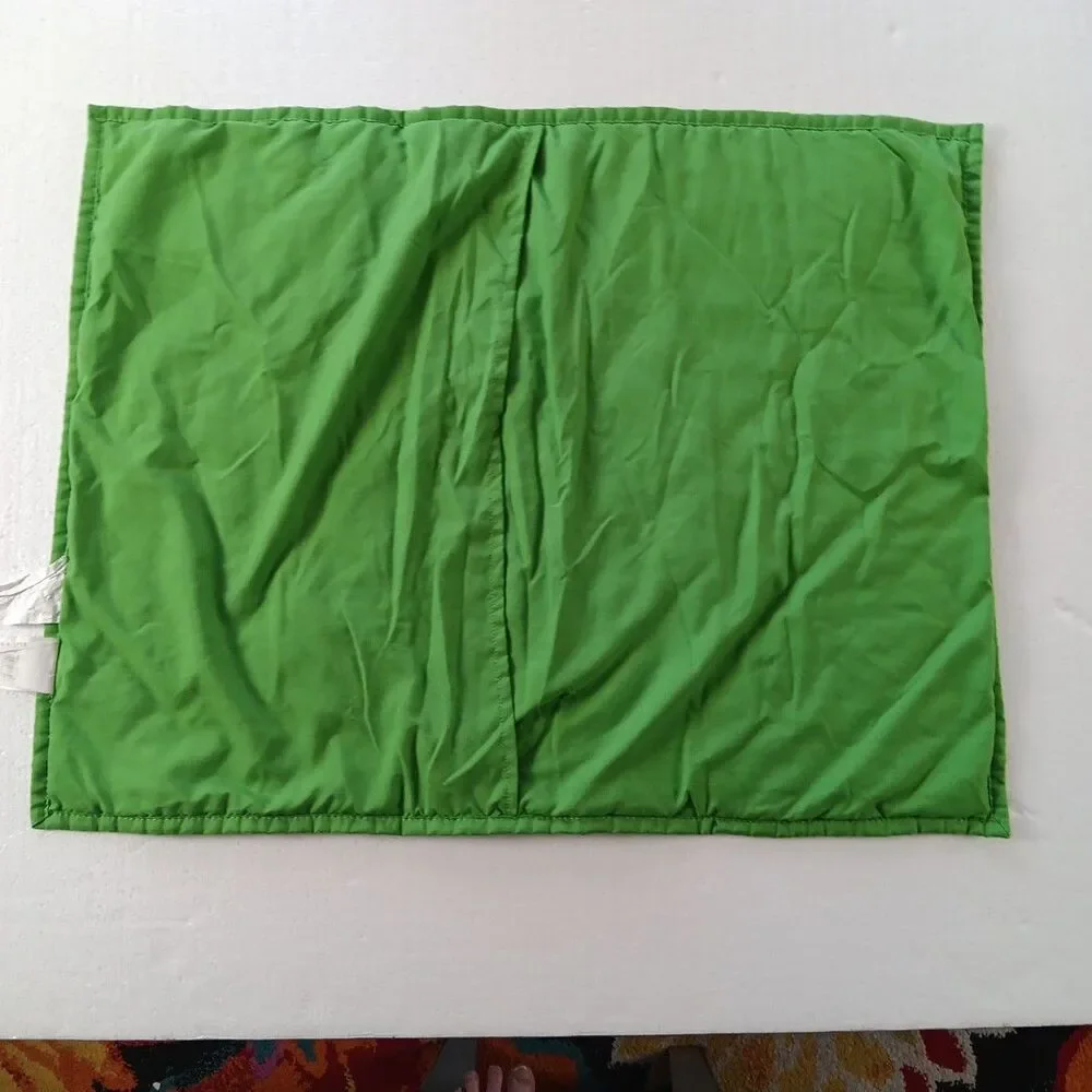 Twin Size Franco & Sons Snoopy Peanuts Christmas Holiday 2 Piece Quilt Set Green
